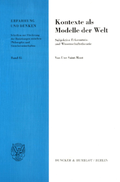 Kontexte als Modelle der Welt Kontexte als Modelle der Welt