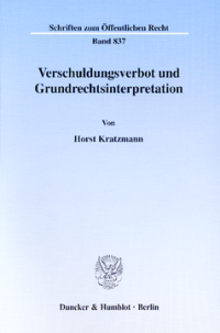 Verschuldungsverbot und Grundrechtsinterpretation