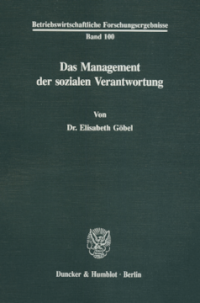 Das Management der sozialen Verantwortung