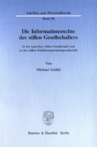 Die Informationsrechte des stillen Gesellschafters