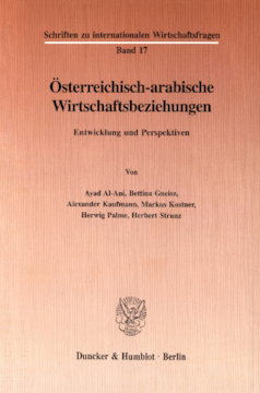 Österreichisch-arabische Wirtschaftsbeziehungen