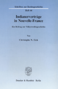 Indianerverträge in Nouvelle-France