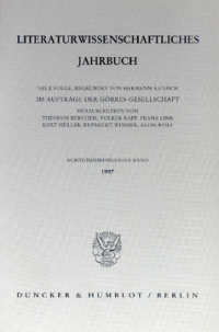 Literaturwissenschaftliches Jahrbuch