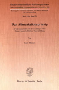 Das Alimentationsprinzip