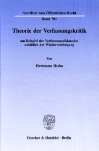 Theorie der Verfassungskritik