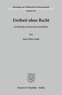 Freiheit ohne Recht