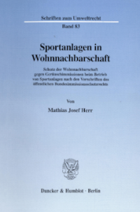 Sportanlagen in Wohnnachbarschaft