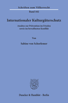 Internationaler Kulturgüterschutz Internationaler Kulturgüterschutz