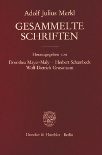 Gesammelte Schriften