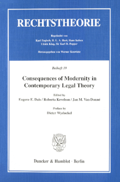 Consequences of Modernity in Contemporary Legal Theory