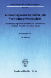 Verwaltungswissenschaften und Verwaltungswissenschaft
