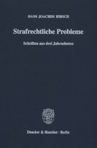 Strafrechtliche Probleme