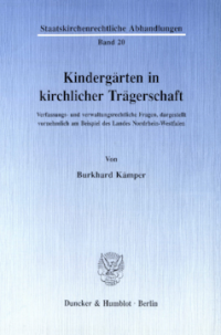 Kindergärten in kirchlicher Trägerschaft