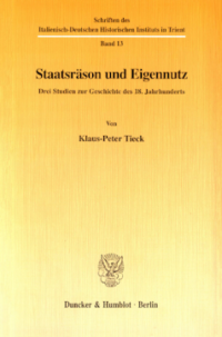 Staatsräson und Eigennutz