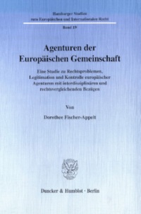 Agenturen der Europäischen Gemeinschaft