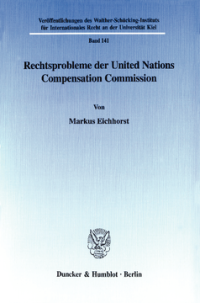 Rechtsprobleme der United Nations Compensation Commission