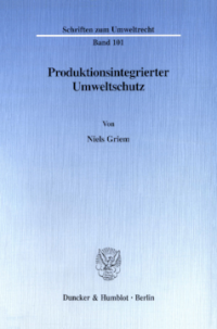 Produktionsintegrierter Umweltschutz