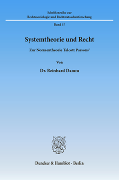 Systemtheorie und Recht