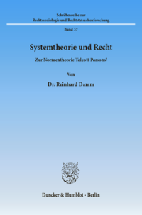 Systemtheorie und Recht
