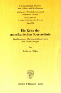 Die Krise der amerikanischen Sparinstitute