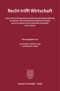 Recht trifft Wirtschaft