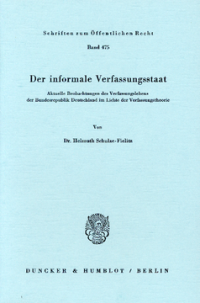 Der informale Verfassungsstaat