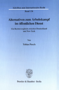 Alternativen zum Arbeitskampf im öffentlichen Dienst