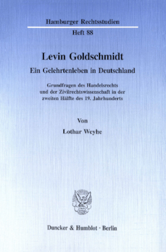 Levin Goldschmidt Levin Goldschmidt