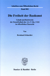Die Freiheit der Baukunst