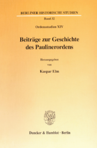 Beiträge zur Geschichte des Paulinerordens