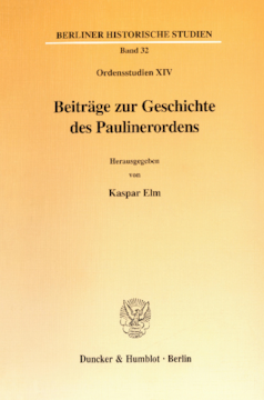 Beiträge zur Geschichte des Paulinerordens Beiträge zur Geschichte des Paulinerordens
