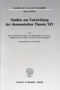 Johann Heinrich von Thünen als Wirtschaftstheoretiker