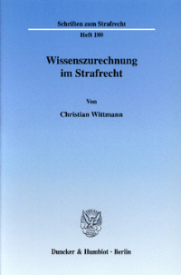 Wissenszurechnung im Strafrecht