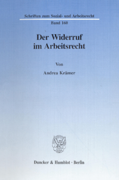 Der Widerruf im Arbeitsrecht Der Widerruf im Arbeitsrecht
