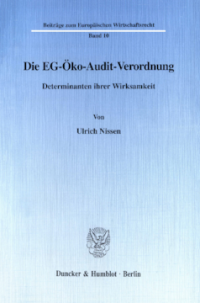 Die EG-Öko-Audit-Verordnung