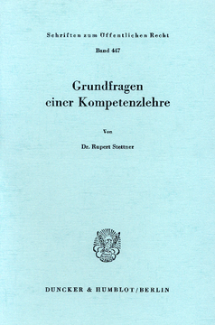 Grundfragen einer Kompetenzlehre Grundfragen einer Kompetenzlehre