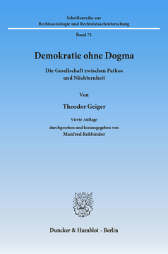 Demokratie ohne Dogma Demokratie ohne Dogma