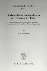 Sozialpolitische Entscheidungen der Europäischen Union