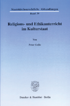 Religions- und Ethikunterricht im Kulturstaat