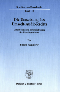 Die Umsetzung des Umwelt-Audit-Rechts