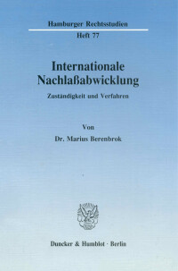 Internationale Nachlaßabwicklung