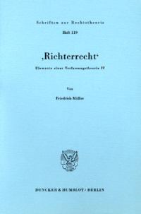 'Richterrecht'