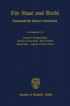 Für Staat und Recht Für Staat und Recht