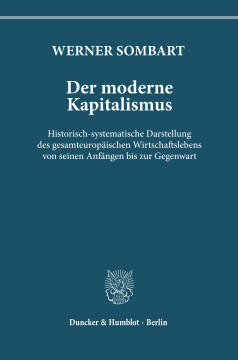 Der moderne Kapitalismus Der moderne Kapitalismus