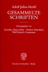 Gesammelte Schriften