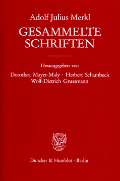 Gesammelte Schriften Gesammelte Schriften