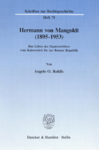 Hermann von Mangoldt (1895–1953)