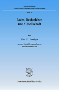 Recht, Rechtsleben und Gesellschaft