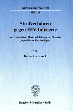 Strafverfahren gegen HIV-Infizierte