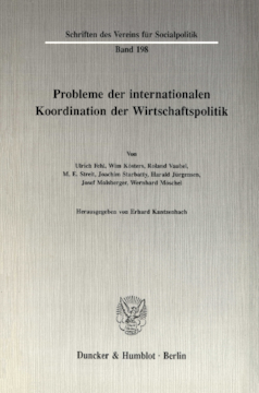 Probleme der Internationalen Koordination der Wirtschaftspolitik